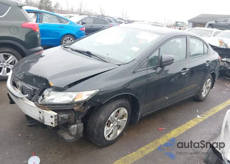 2015 Honda Civic Lx из США, поврежденный, VIN 19XFB2E59FE021756